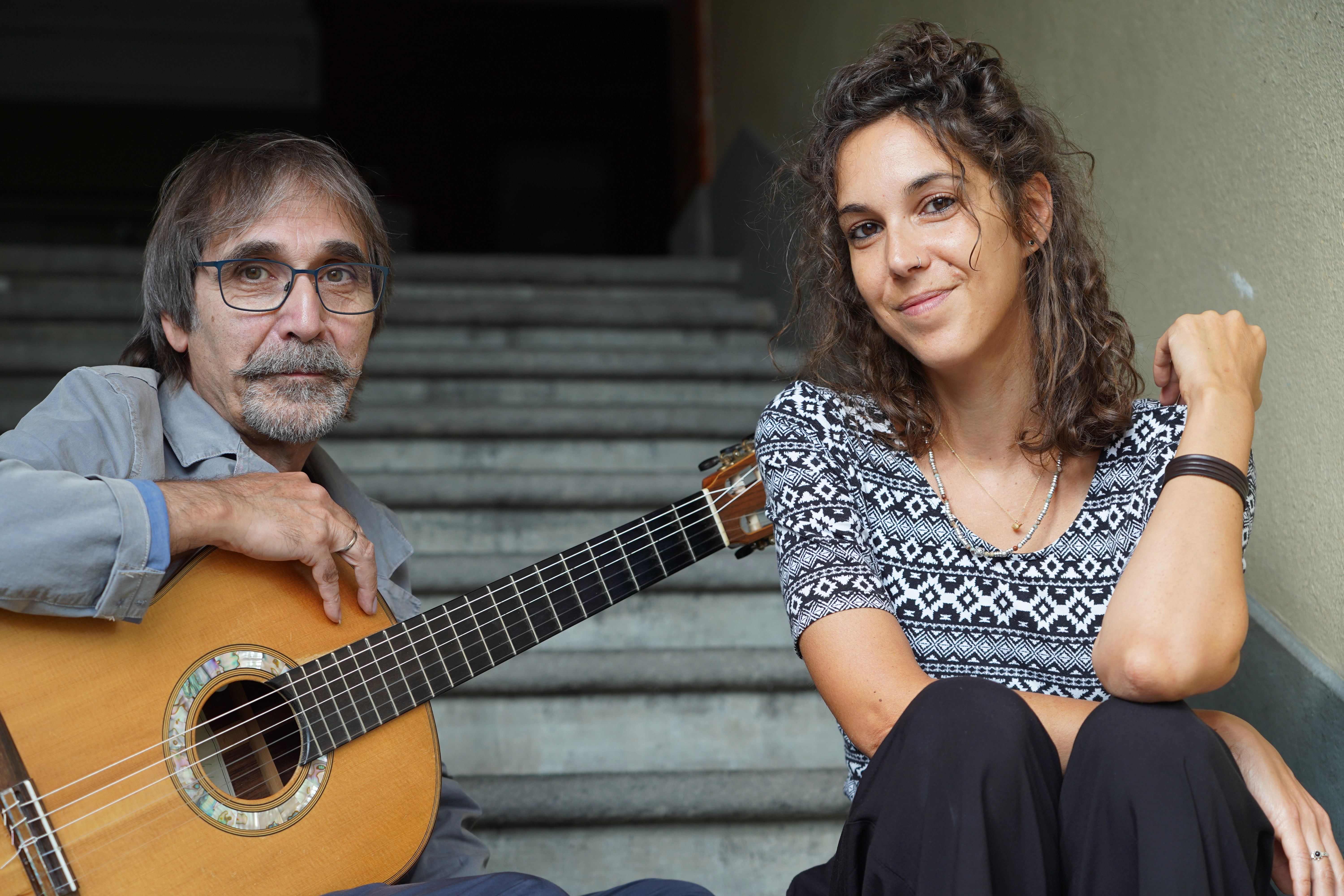 Elettra e Maurizio su scala